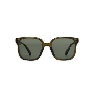 Tru Women's Square Green Sunglasses